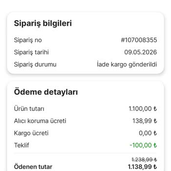 Satıcı Ürünü Kabul Etmiş Olmasına Rağmen İade Onayı Gelmiyor
