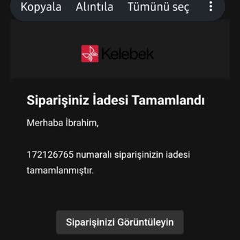 Kelebek Mobilya’dan Kırık Ürün Ve Geciken İade