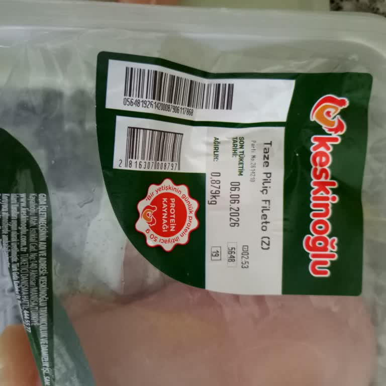 Şok Marketten Son Kullanma Tarihi Geçmiş Tavuk Ürünü İçin Ücret İadesi Ve Özür Talebi