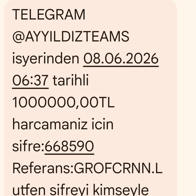 Telegram’da Ayyıldız Teams Sahte Hesap Kullanıcıları Yanıltıyor
