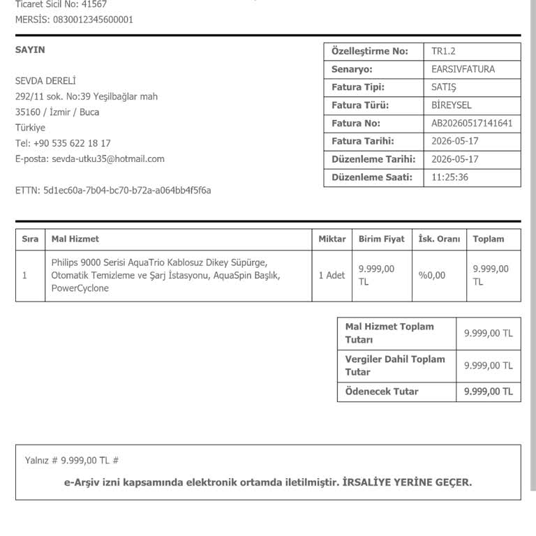 Teslim Edilmeyen Süpürge Ve Cevapsız İletişim