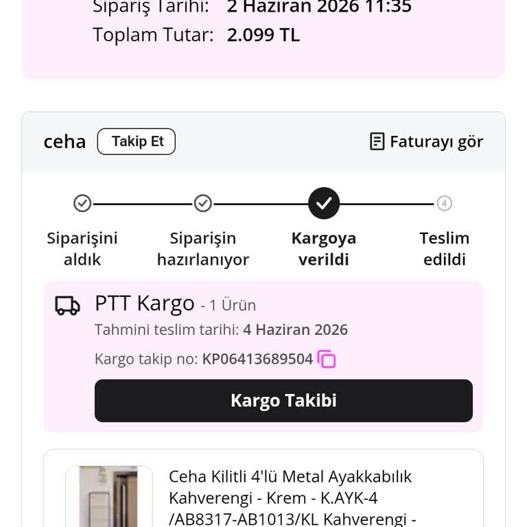 N11'de Meral Metal Ayakkabılık Hâlâ Teslim Edilmedi