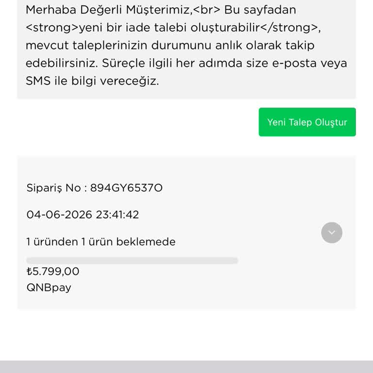Luxell'de İade Talebime Cevap Gelmiyor