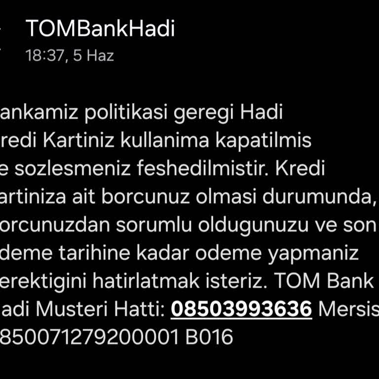 Bankanın Tek Taraflı Hesap Kapatması Kredi Kartı Borcu Ödeme Sorununa Yol Açtı