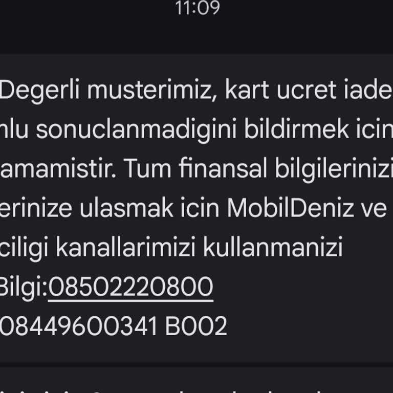 Kredi Kartına İzinsiz 1471,50 TL Kart Aidatı Kesildi, İade Talebim Reddedildi