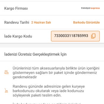 Trendyol'da Garantisiz Ürün İadesi Reddi Ve Tekrar Gönderilmesi