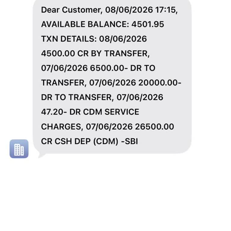SBI Withdrawal Money Not Credited My Bank Account