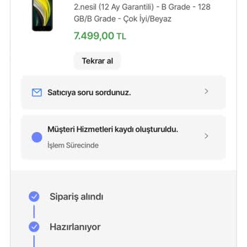 Getmobil Sipariş Gecikti ve Müşteri Hizmetleri Açıklama Vermedi