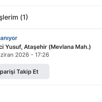 Ataşehir’de Köfteci Yusuf Siparişimin Teslim Edilmemesi Ve Cevapsız Destek