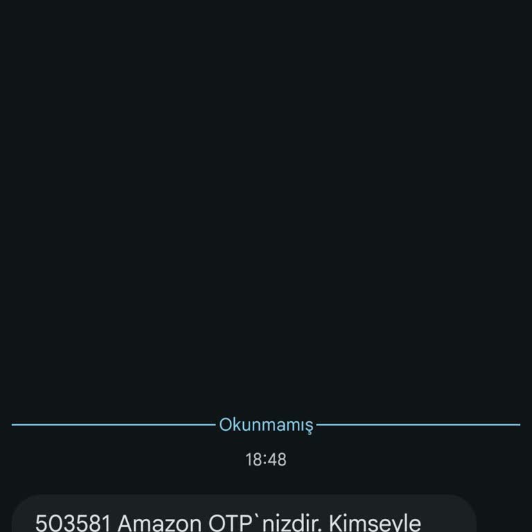Amazon’dan Yetkisiz Doğrulama Kodu Geldi: Güvenlik Endişesi