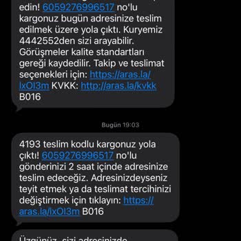 Aras Kargo’da Yanıltıcı Ulaşılamadı Bilgisi Ve Teslimat Eksikliği