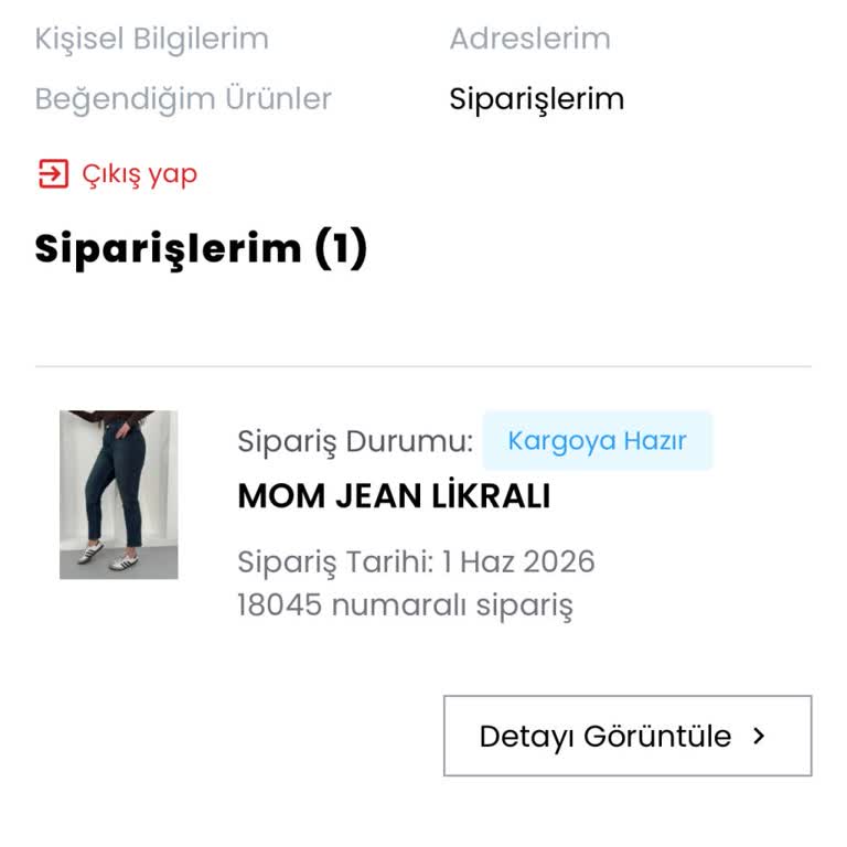 Özde Karacan Butik Ürünü Göndermedi!