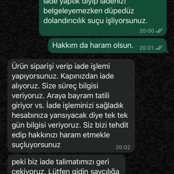 Vaqia Online Siparişimin 8.280 TL İadesi Hesabıma Geçmedi