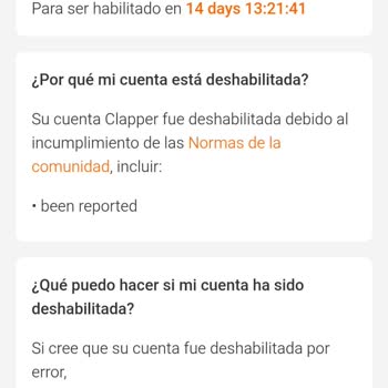 Clapper bloquea cuenta tras realizar giro y genera incertidumbre, pido revisión