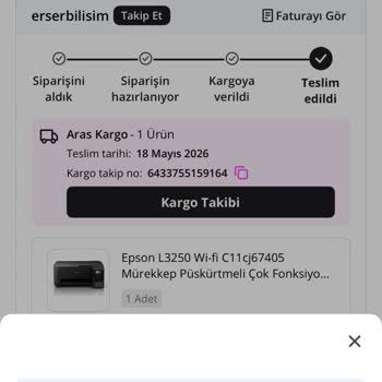 Epson Ayıplı Yazıcı İçin Yetkisiz Tamir ve İade Reddi