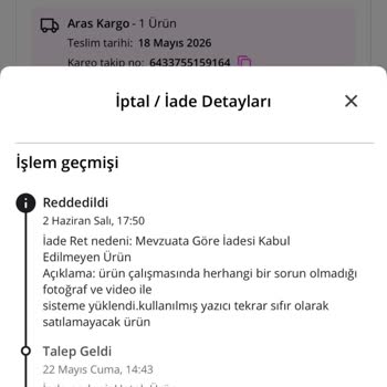 Epson Ayıplı Yazıcı İçin Yetkisiz Tamir ve İade Reddi