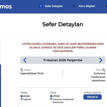 Havamaş Mersin-Çukurova Havaalanı Otobüslerinde Fahiş Fiyat Ve Kötü Hizmet