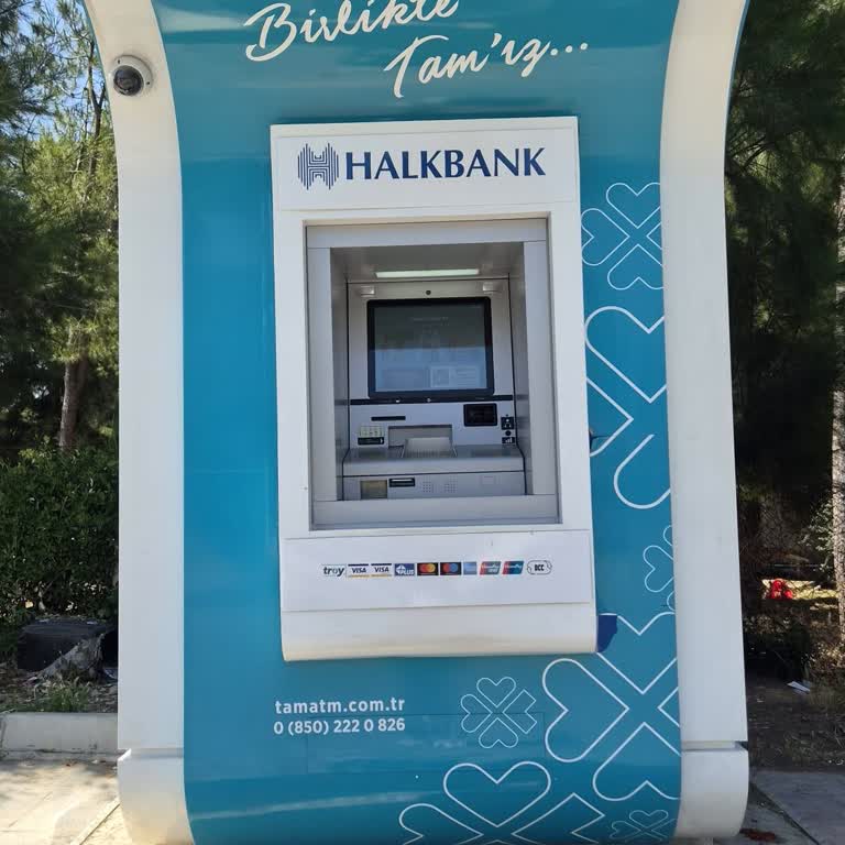 Yüksek Monte Edilmiş ATM Kabini Düşme Ve Gizlilik Riski