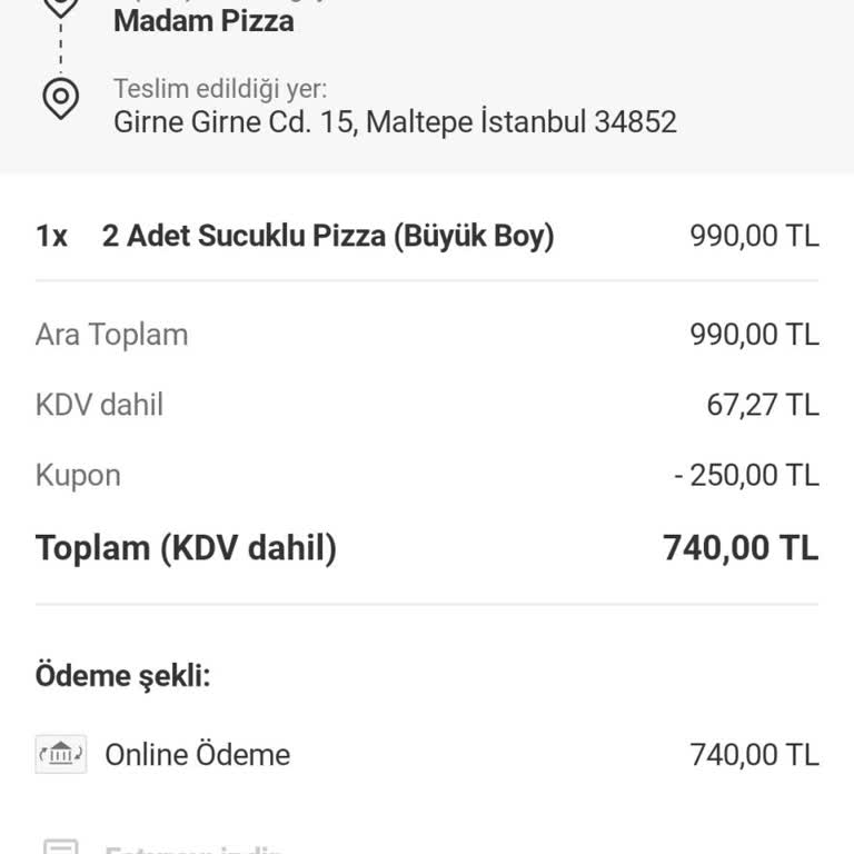 Yemeksepeti Kurye Gecikmesi Ve Ulaşılamayan Müşteri Hizmetleri Nedeniyle Mağduriyet