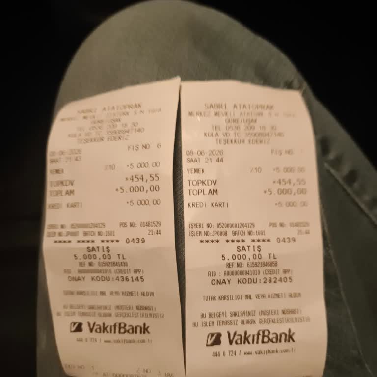 Köfteci Sami Usta Yedi Şiş Et İçin 10.000 TL Ve Çifte Kart Çekimi