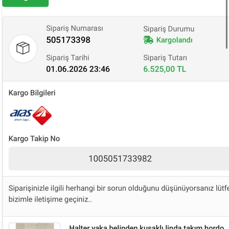 Damla Butik Kargo Takibi Ürün Bulunamadı İade Talebi Ve Yanıt Bekleniyor!