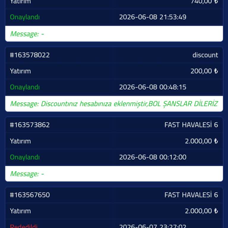 Uzun Süreli Kayıplarım İçin Bonus Talebi
