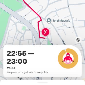 Kurye Uzun Süre Aynı Noktada Kalması Ve Sipariş Teslim Edilmemesi