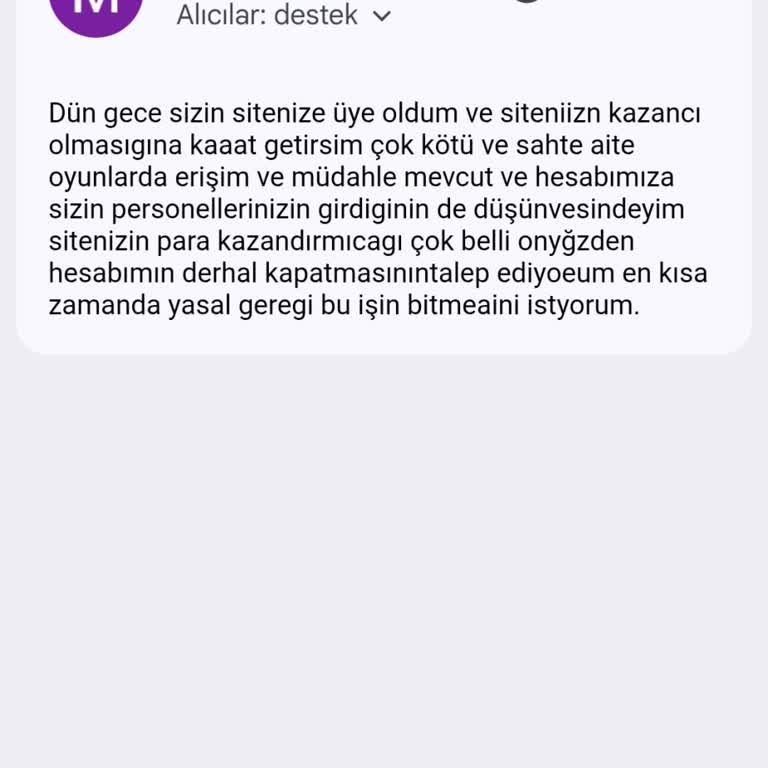 Bahisfair'de Oyun Manipülasyonu Ve Hesap Kapatma İsteği