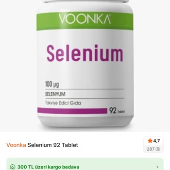 Hepsiburada’da Voonka Selenium Ürünün Renk ve Miktar Uyuşmazlığı, Kısa Son Kullanma Tarihi