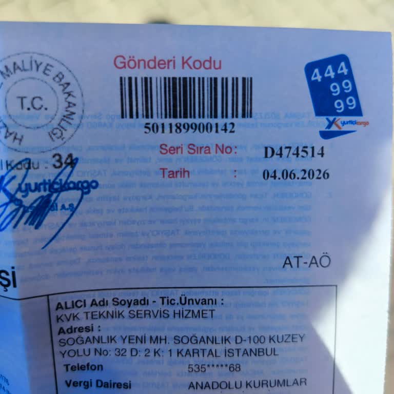 KVK Teknik Servisinin Ulaşılamazlığı Ve Takip Bilgisi Eksikliği