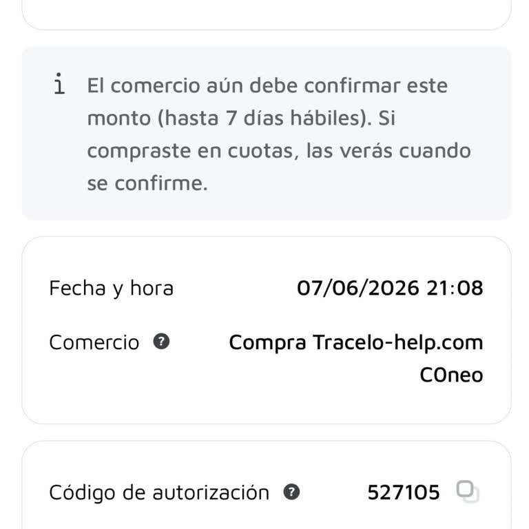 Cargo no autorizado de Tracelo, solicito cancelar suscripción y reembolso