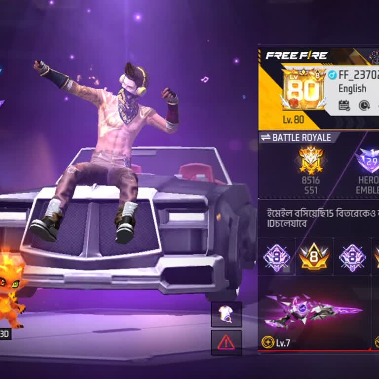 I Need Garena to Recover My Hacked Free Fire Account UID 2370295598