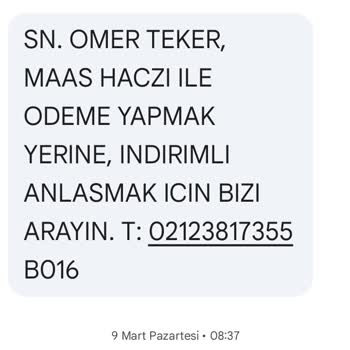 Ödeme Planına Uygun Ödediğim Halde Maaş Haczi Kaldırılmadı