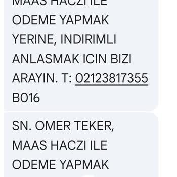 Ödeme Planına Uygun Ödediğim Halde Maaş Haczi Kaldırılmadı