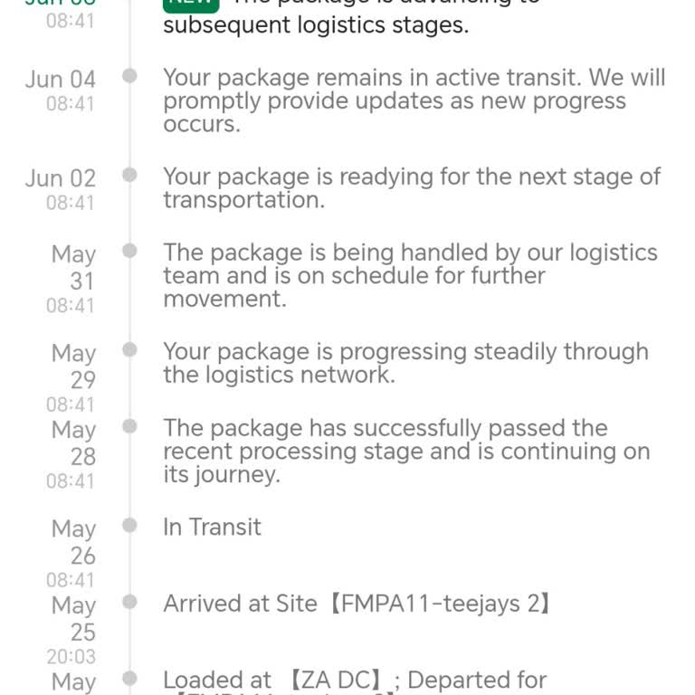 Shein and Speedaf Have Not Delivered My Order or Provided Updates