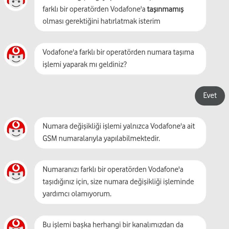 Port Edilen Hat Üzerinden Numara Son 4 Hane Değişikliği Reddedildi