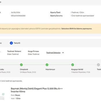İdefix'tan Cevapsız Kargo Takibi Ve Satıcı İletişim Sorunu