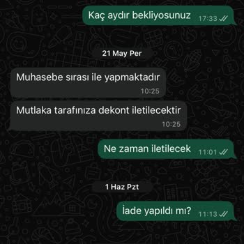 Sipariş Edilen Kıyafet Gelmedi, İade Yapılmadı