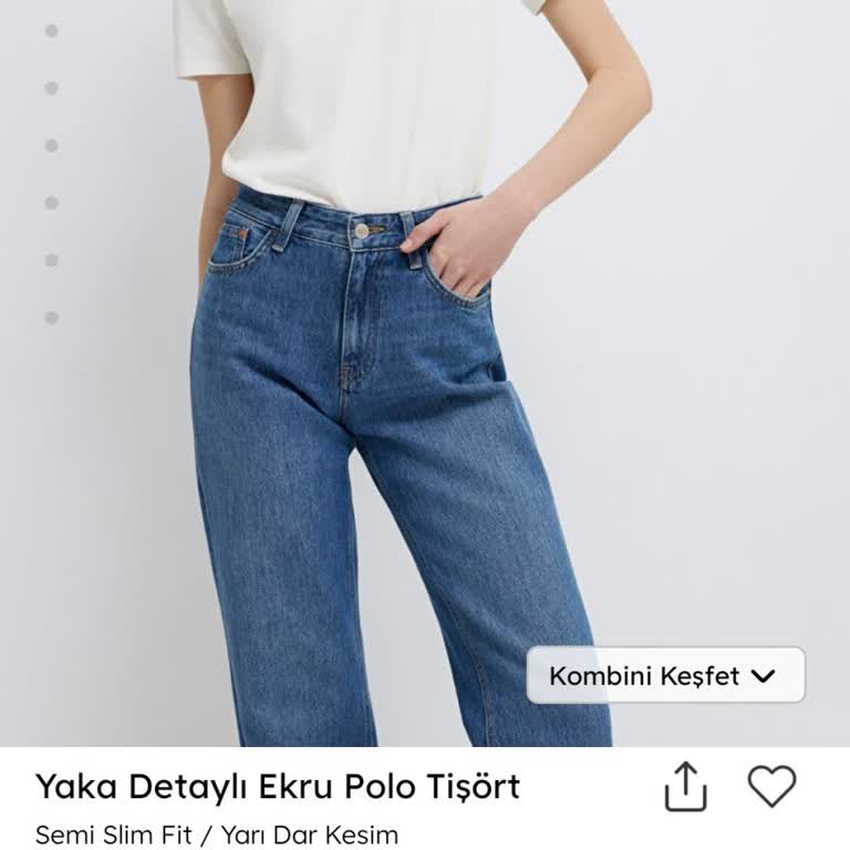 Mavi Yaka Detaylı Ekru Polo T-shirt Şikayeti