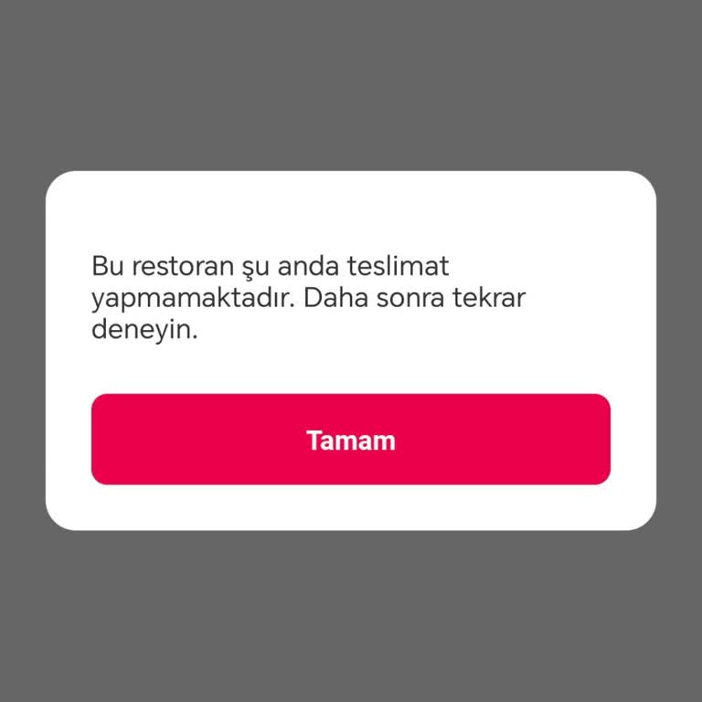 Çankırı Cajun Corner Restoranında Sipariş Hatası Ve Kupon Kullanılamama
