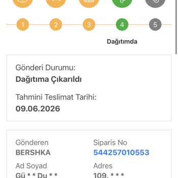 Bershka Kargo Gecikmesi Ve Yanıltıcı Kurye Bilgilendirmesi