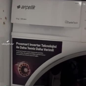 Arçelik Çamaşır Makinesi Ayıplı Teslim Edildi