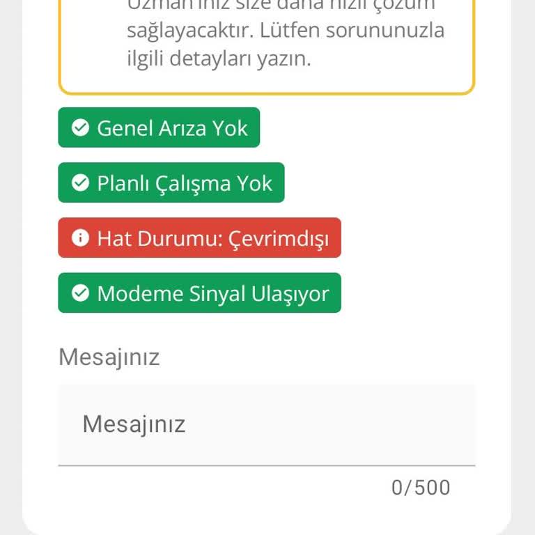 İnternet Kesintisi Ve Bilgi Eksikliği İçin Acil Çözüm Ve Ücret İadesi Talebi