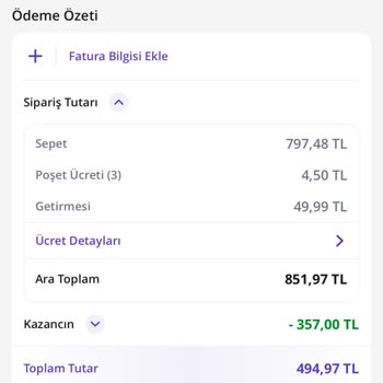 Getir Uygulamasındaki Yanıltıcı Kampanya Ve Güvensiz Deneyim