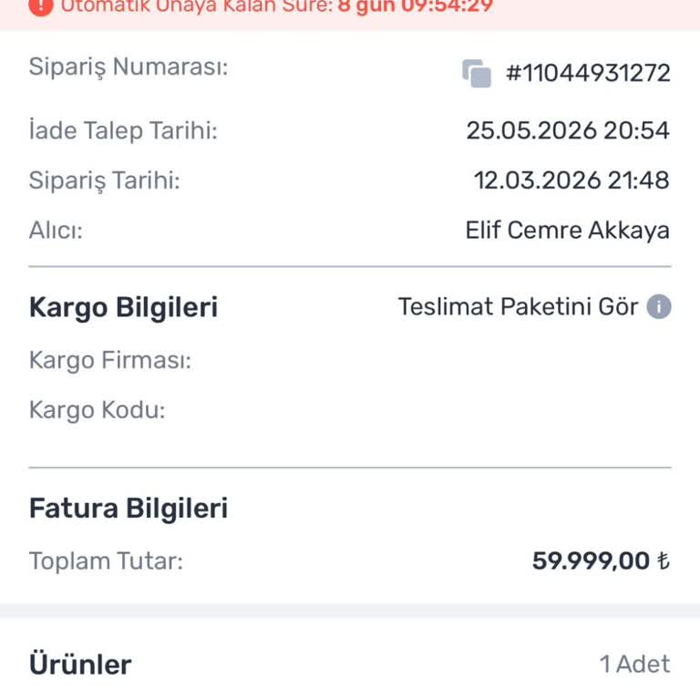 Trendyol İade Onayına Rağmen Geri Ödeme Hâlâ İncelemede Acil Çözüm Gerekiyor