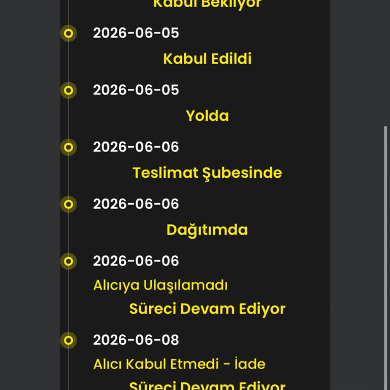 Kargo Gecikmesi Ve Bilgilendirme Eksikliği Nedeniyle Ürünüm Teslim Edilmedi