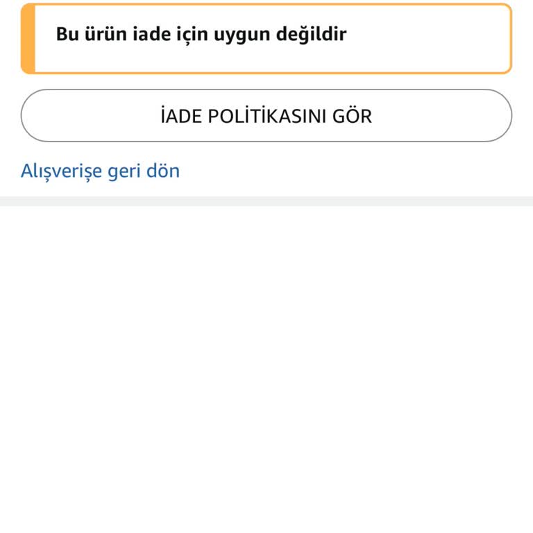 Açılmamış Ürün İçin 'İade Yok' Uyarısı Ve Müşteri Desteği Yokluğu