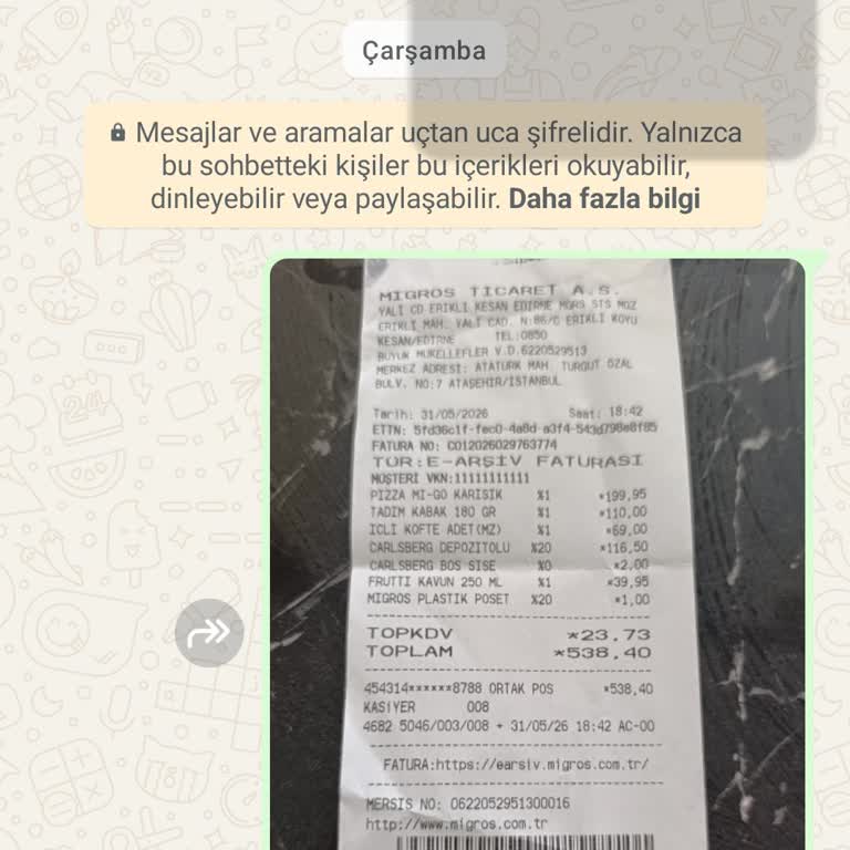 Erikli Migros’ta QR Kodlu Ödeme Çifte Çekildi, İade Ve Bilgilendirme Bekleniyor