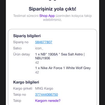 İconsneaker'dan Aldığım İki Ayakkabının Biri Teslim Edilmedi, İade Talep Ediyorum