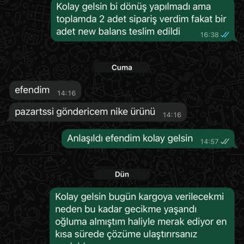İconsneaker'dan Aldığım İki Ayakkabının Biri Teslim Edilmedi, İade Talep Ediyorum